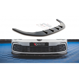 Накладка сплиттер на передний бампер на VW Golf VIII GTI