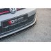 Накладка сплиттер на передний бампер на Volkswagen Golf VII GTI