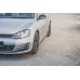 Накладки сплиттеры на пороги на Volkswagen Golf VII GTI