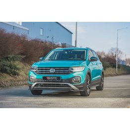 Накладки сплиттеры на пороги на Volkswagen T-Cross
