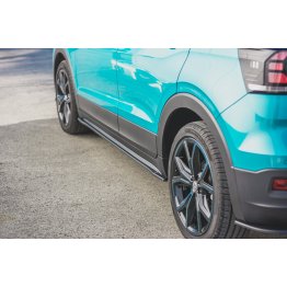 Накладки сплиттеры на пороги на Volkswagen T-Cross