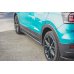 Накладки сплиттеры на пороги на Volkswagen T-Cross