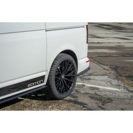 Накладки сплиттеры боковые на задний бампер на Volkswagen T6