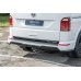Накладки сплиттеры боковые на задний бампер на Volkswagen T6