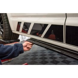 Накладки сплиттеры на пороги на Volkswagen T6