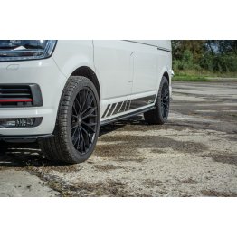 Накладки сплиттеры на пороги на Volkswagen T6