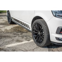 Накладки сплиттеры на пороги на Volkswagen T6