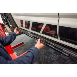 Накладки сплиттеры на пороги на Volkswagen T6
