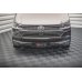 Накладка сплиттер на передний бампер на VW T6 рестайл