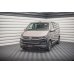 Накладка сплиттер на передний бампер на VW T6 рестайл
