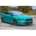 Накладка сплиттер на передний бампер на Volvo V40 R-Design