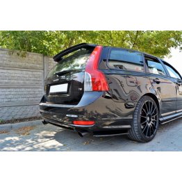 Накладка сплиттер на спойлер багажника на Volvo V50 R-Design