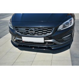 Накладка сплиттер на передний бампер на Volvo S60 / V60 Polestar