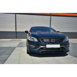 Накладка сплиттер на передний бампер на Volvo S60 / V60 Polestar