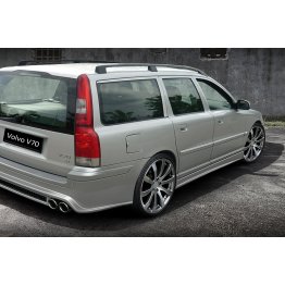 Накладки на пороги на Volvo V70