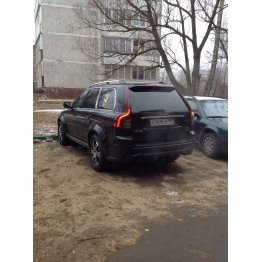 Аэродинамический тюнинг обвес с расширением на Volvo XC90