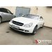 Накладка сплиттер на передний бампер на Mercedes CLS W219