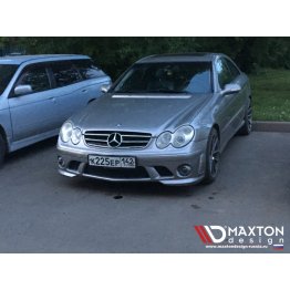 Бампер передний AMG W204 Look на Mercedes CLK W209