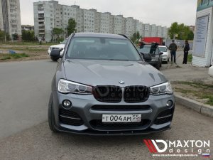 Передний сплиттер на BMW X4 (г. Омск)
