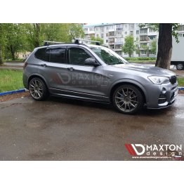 Накладки сплиттеры на пороги на BMW X4 F26 M-Paket