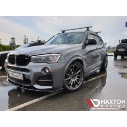 Накладки сплиттеры на пороги на BMW X4 F26 M-Paket