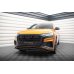 Накладка сплиттер на передний бампер на Audi Q8 S-Line