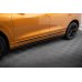 Накладки сплиттеры на пороги на Audi Q8 S-Line