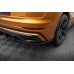 Накладки сплиттеры боковые на задний бампер на Audi Q8 S-Line