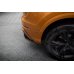 Накладки сплиттеры боковые на задний бампер на Audi Q8 S-Line