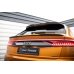 Накладка сплиттер на спойлер багажника нижний на Audi Q8 S-Line