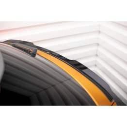 Накладка сплиттер на спойлер багажника нижний на Audi Q8