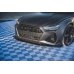 Накладка сплиттер на передний бампер на Audi RS6 C8 / RS7 C8