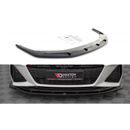 Накладка сплиттер на передний бампер на Audi RS6 C8 / RS7 C8