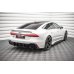 Накладки сплиттеры боковые на задний бампер на Audi RS6 C8 / RS7 C8