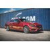 Накладки сплиттеры на пороги на Mercedes C W205 Coupe C43 AMG