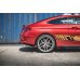 Накладки сплиттеры боковые на задний бампер на Mercedes C W205 Coupe C43 AMG