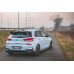 Накладки сплиттеры на пороги на Hyundai i30 III N Hatchback / Fastback