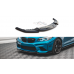 Накладка сплиттер на передний бампер на BMW M2 F87