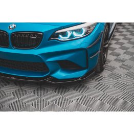 Накладка сплиттер на передний бампер на BMW M2 F87