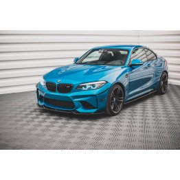 Накладка сплиттер на передний бампер на BMW M2 F87