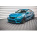 Накладка сплиттер на передний бампер на BMW M2 F87