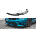 Накладка сплиттер на передний бампер на BMW M2 F87