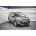 Накладка сплиттер на передний бампер на Ford Escape III