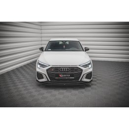 Накладка сплиттер на передний бампер на Audi A3 S-Line / S3 8Y