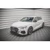 Накладка сплиттер на передний бампер на Audi A3 S-Line / S3 8Y