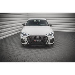 Накладка сплиттер на передний бампер на Audi A3 S-Line / S3 8Y