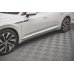 Накладки сплиттеры на пороги на VW Arteon R-Line рестайл