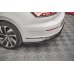 Накладки сплиттеры боковые на задний бампер на VW Arteon R-Line рестайл