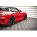 Накладки сплиттеры на пороги на BMW Z4 G29 M-Pack