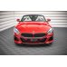 Накладка сплиттер на передний бампер на BMW Z4 G29 M-Pack